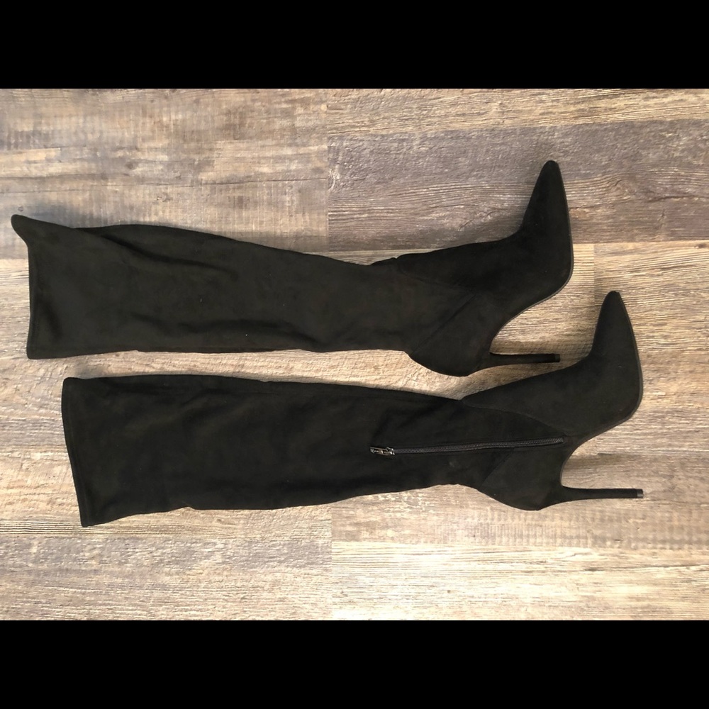 Jessica Simpson OTK boots